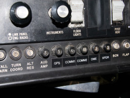 N3QZ lights and breakers left side